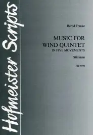 Franke, B.: Music For Wind Quintet - Parts