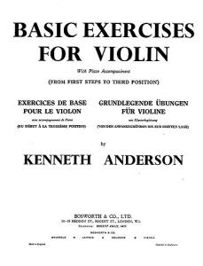 K. Anderson: Basic Exercises