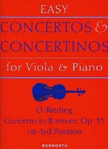 Oskar Rieding: Concerto in B Minor For Viola And Piano Op.35