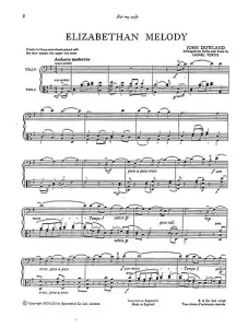 John Dowland: Elizabethan Melody Tertis