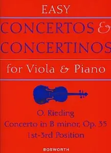 Oskar Rieding: Concerto in B Minor For Viola And Piano Op.35