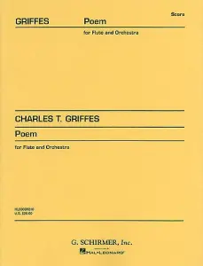Charles T. Griffes: Poem For Flute And Orchestra (Study Score)
