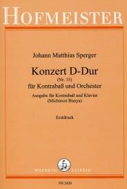 Sperger, J. M.: Concerto No 15 D Major