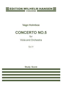 Holmboe Concrto No5 Op31 Vla/Orch Mini Score