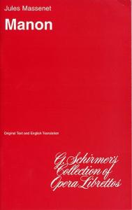 Jules Massenet: Manon (Libretto)