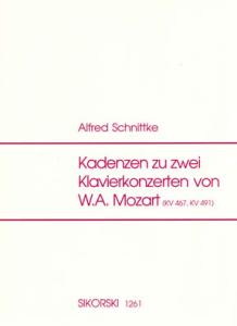 Alfred Schnittke: Kadenzen Zu Zwei Klavierkonzerten Von W.A. Mozart (KV.467/KV.4
