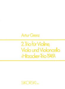 Artur Grenz: Trio Nr. 2 (Hitzacker-Trio) Op 9/2