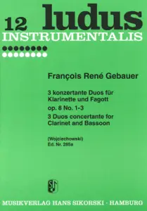 Francois Rene Gebauer: Six Concertante Duos Op 8 - Nos 1-3