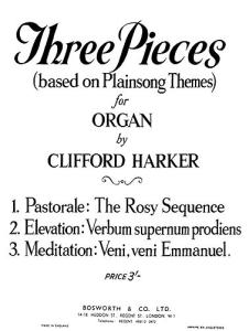 Clifford Harker: Three Pieces On Plainsong Themes