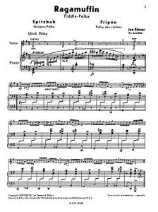 Joe Rixner: Ragamuffin (Violin/Piano)