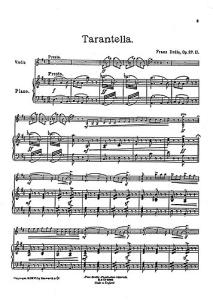 Franz Drdla: Tarantella For Violin And Piano Op.27 No.2