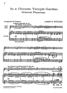Albert Ketelbey: In A Chinese Temple Garden (Cello/Piano)