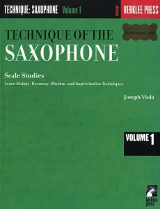 Technique Of The Saxophone Volume 1 - Scale Studies