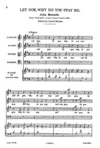 J. Bennet: Let Go Why Do You Stay Me?