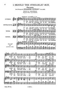 G. Costeley: I Behold The Streamlet Run