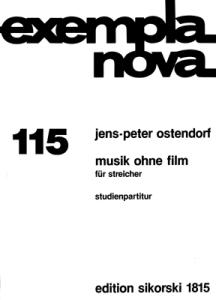 Ostendorf,Jens-peter: Musik Ohne Film" - Score"