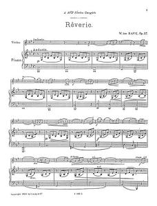 Willem Ten Have: Reverie Op.27