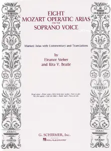 Eight Mozart Operatic Arias For The Soprano Voice