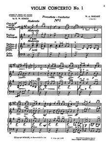 Mozart, W A Violin Concerto No.1 Rokos Vln/Orch (Advanced) Sc/Pts
