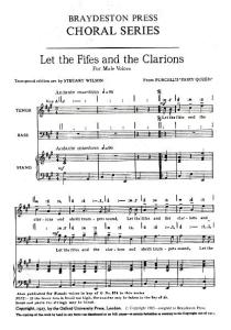 Henry Purcell: Let The Fifes And The Clarions (arr. Wilson) - TB