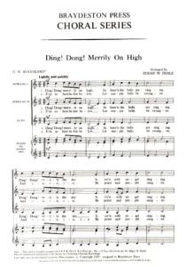 Ding Dong! Merrily On High (SSA)