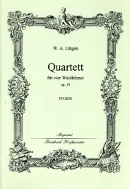 L&uuml;tgen. W. A.: Quartet Op 19