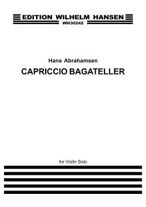 Abrahamsen Capriccio Bagateller