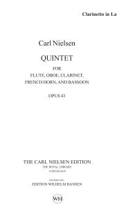 Carl Nielsen: Wind Quintet Op.43 (Parts)