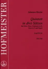 Johannes Reiche: Quintet In Drei Satzen - Score