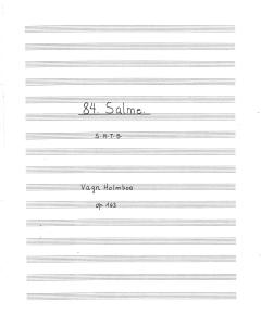 Vagn Holmboe: 84. Salme Op.163