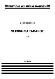 Bent Sørensen: Sliding Sarabande