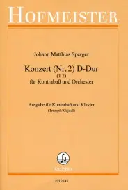 Sperger, J. M.: Concerto No 2 D Major