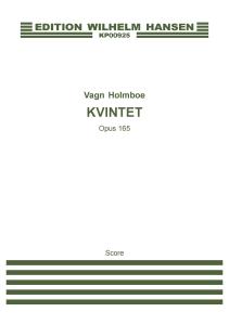 Holmboe Str Quintet Op 165 Score