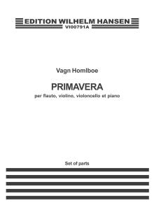 Vagn Holmboe: Primavera (Parts)