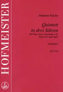 Johannes Reiche: Quintett In Drei Satzen - Parts