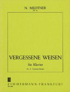 Nikolai Medtner: Vergessene Weisen - Conzona Fluviala Op.58 No.4