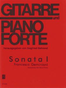 Geminiani: Sonata No 1