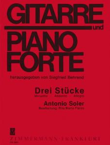 Antonio Soler: Drei Stucke - Minuetto, Andante, Allegro
