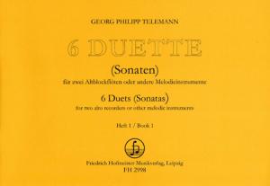 Georg Philipp Telemann: 6 Duette Band 1 - Sonaten 1-3