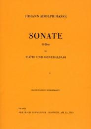 Johann Adolph Hasse: Sonata In G For Flute and Bass (Flute and Piano)