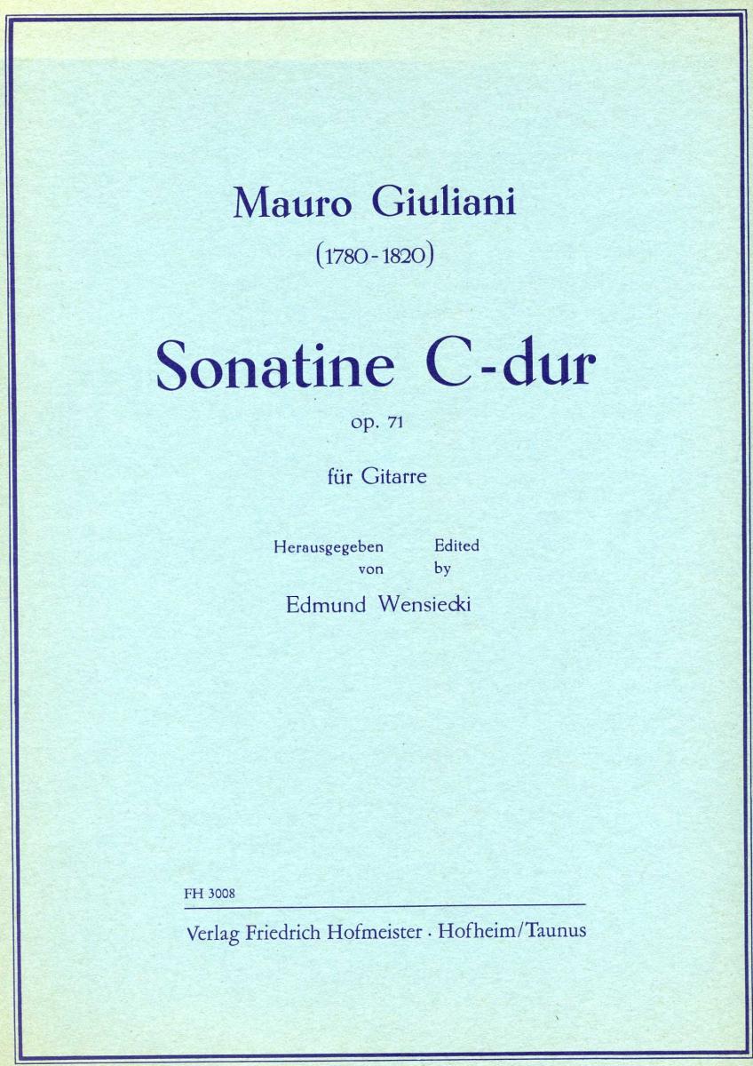 Giuliani, M.: Sonata In C Op 71