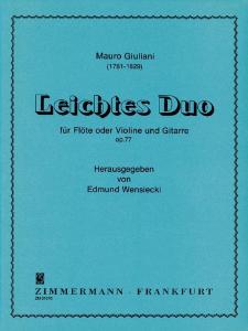 Mauro Giuliani: Easy Duo Op 77