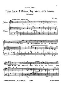 C.W. Orr: Two Songs From A Shropshire Lad (Voice/Piano)