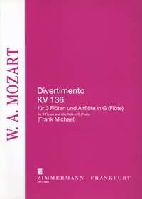 Mozart: Divertimento K 136
