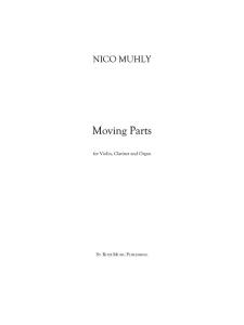 Nico Muhly: Moving Parts (Score/Parts)