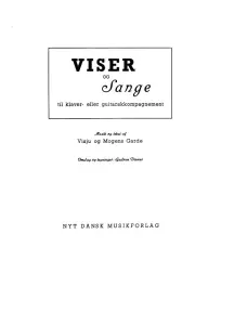 Mogens Garde: Viser Og Sange