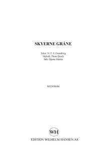Grundtvig: Skyerne Grane