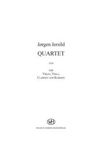 Jørgen Jersild: Quartet (Parts)