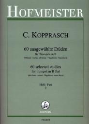 Georg Kopprasch: 60 Ausgewählte Etüden Für Trompete In B Band 2