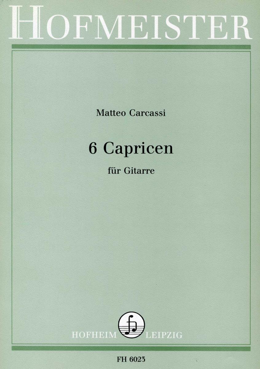 Matteo Carcassi: 6 Capricen Fur Gitarre